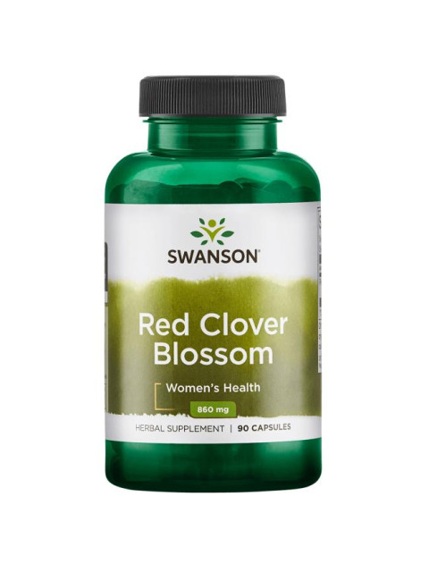 Swanson Red Clover Blossom (Jetel červený), 430 mg, 90 kapslí