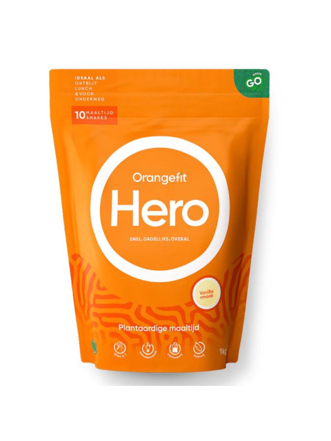 Orangefit Hero, rychlá snídaně, vanilka, 1000 g