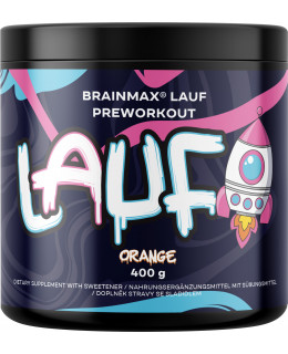 BrainMax LAUF Preworkout, s kofeinem, 400 g