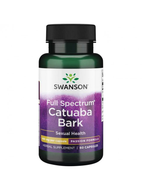 Swanson Catuaba Bark (Katuaba), 465 mg 60 kapslí